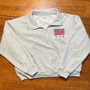 USA Hollister quarter-zip sweatshirt 🇺🇸